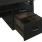 Goodson Double Pedestal Black Computer Desk