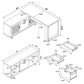 Maddox 60" L-Shape Office Computer Desk