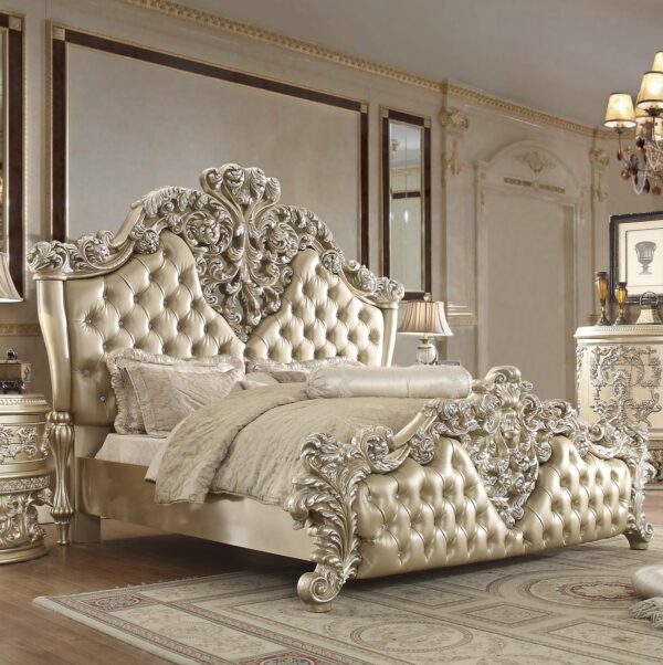Homey Design HD-8022 Silver Bedroom Collection