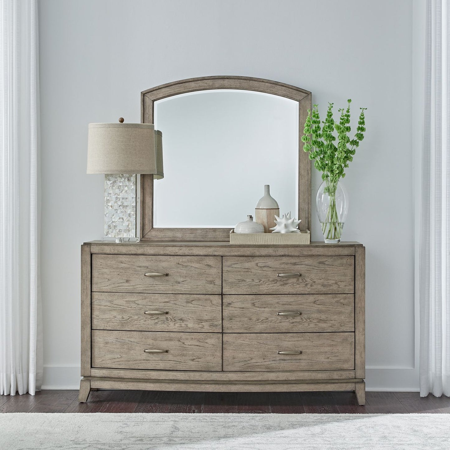 Avalon Burnished Beige Bedroom Collection