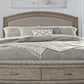 Avalon King Upholstered Storage Bed 805-BR-KUS