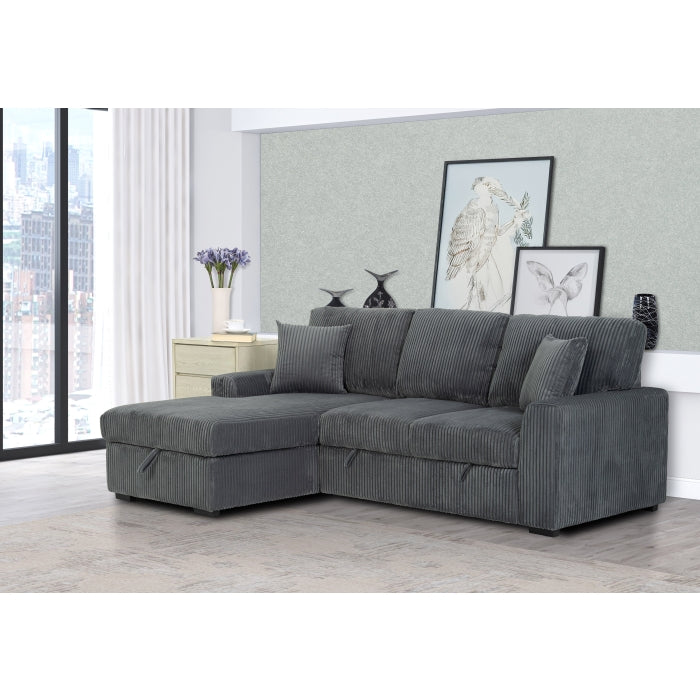 Sectional Sofa Sleeper + Storage - 5 Colors