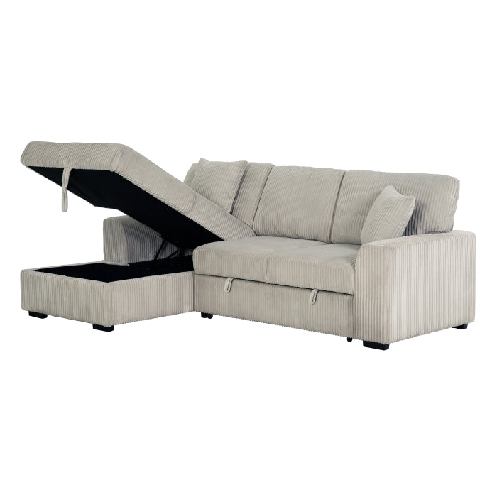 Sectional Sofa Sleeper + Storage - 5 Colors