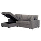 Sectional Sofa Sleeper + Storage - 5 Colors