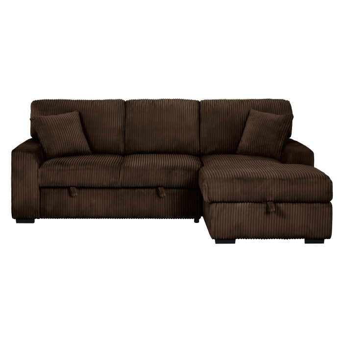 Pull Out Sectional Sleeper + Storage - 5 Colors
