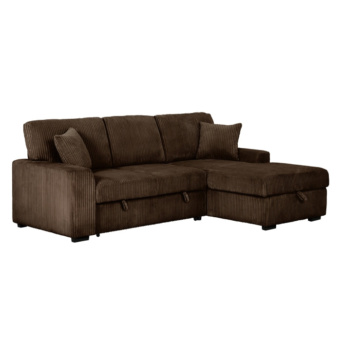 Pull Out Sectional Sleeper + Storage - 5 Colors
