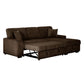 Pull Out Sectional Sleeper + Storage - 5 Colors