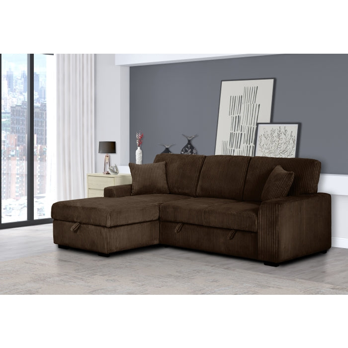 Sectional Sofa Sleeper + Storage - 5 Colors