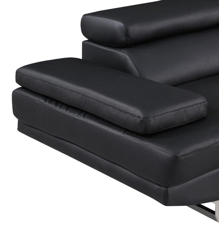 Global United 1836 Black Sectional