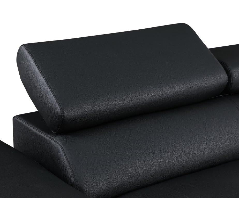 Global United 1836 Black Sectional