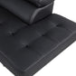 Global United 1836 Black Sectional