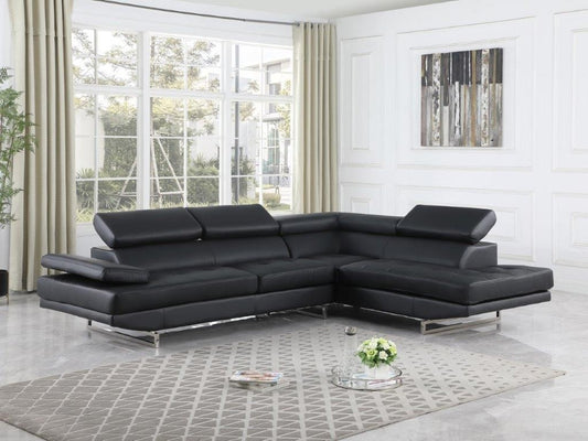 Global United 1836 Black Sectional