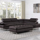 Global United 1836 Black Sectional