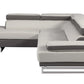 Global United 8136 Two Tone Light Gray Sectional