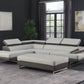 Global United 8136 Two Tone Light Gray Sectional