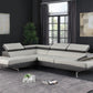 Global United 8136 Two Tone Light Gray Sectional