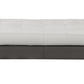 8136 Two-Tone Light Gray Ottoman