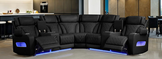 Lilola Home 81642 Power Motion Sectional