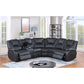 Milton Greens 8188 Breathable Air Leather Manual Sectional