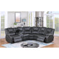 Milton Greens 8188 Breathable Air Leather Manual Sectional