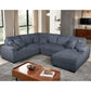 8221 Dark Gray U-Shape Sectional