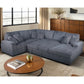8221 Dark Gray U-Shape Sectional