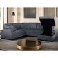 8221 Dark Gray U-Shape Sectional