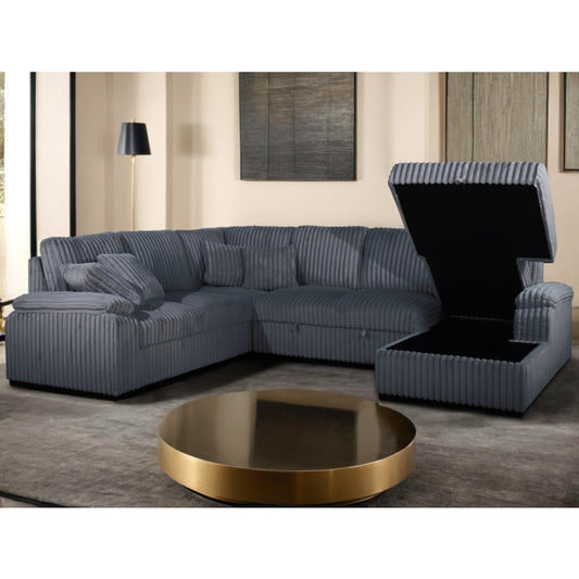 8221 Dark Gray U-Shape Sectional