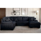 8224 Black U-Shape Sectional