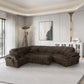 8241 Chocolate Corduroy Modular Sectional