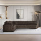 8241 Chocolate Corduroy Modular Sectional