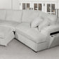 8342 Corduroy 4 Pc Sectional - 2 Colors