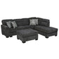 8255 Chenille 4 Pc Sectional