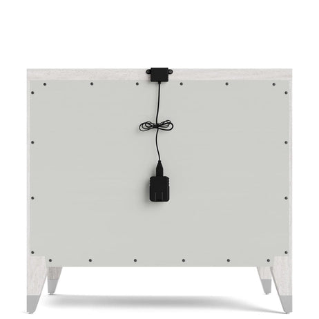 Hepburn 4 Pc Platinum Drift King Bedroom Set