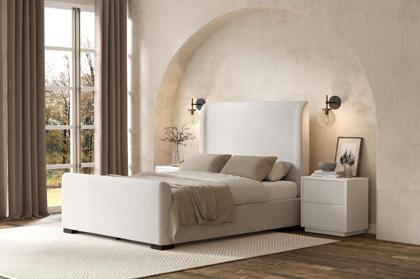 Adele California King Platform Bed 8322CK