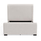 Adele Oatmeal Color Platform Bed - 4 Sizes