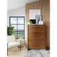 Elsie 5 Drawer Walnut Chest 83765