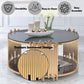 Tanquin Gold Metal Occasional Tables
