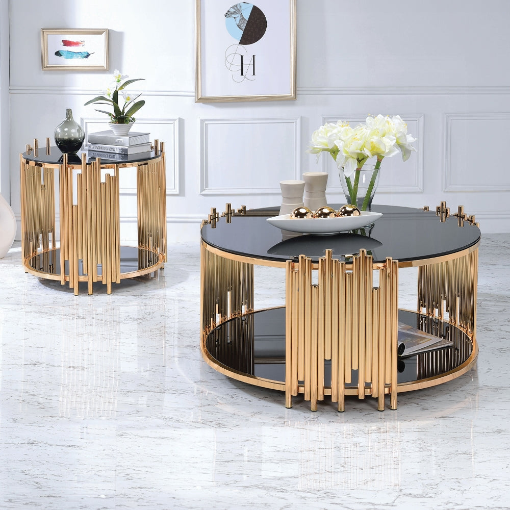 Tanquin Gold Metal Occasional Tables