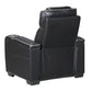 Apex Black Leather Power Recliner