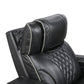 Apex Black Leather Power Recliner