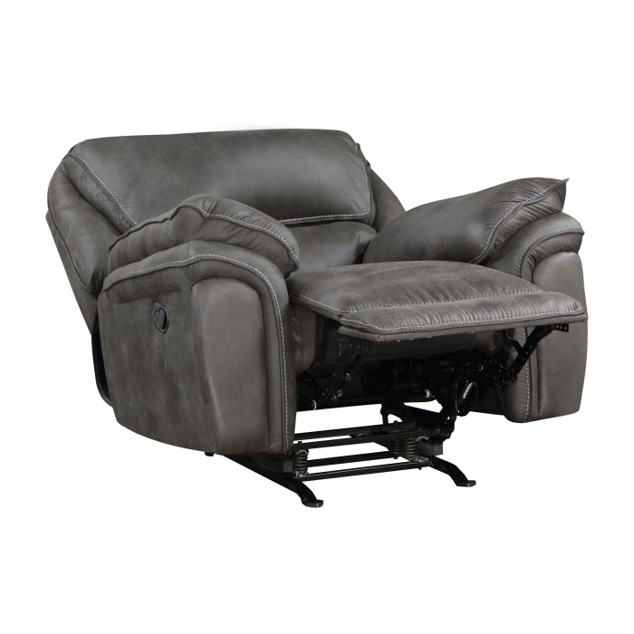Proctor Gray Microfiber Rocker Recliner 8517GRY-1