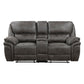 Proctor 2 Pc Gray Microfiber Living Room Set