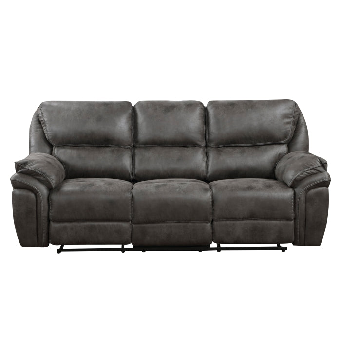 Proctor 2 Pc Gray Microfiber Living Room Set