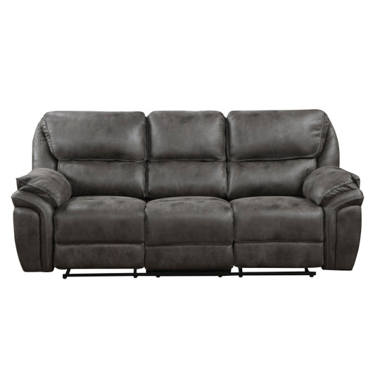 Proctor 2 Pc Gray Microfiber Living Room Set