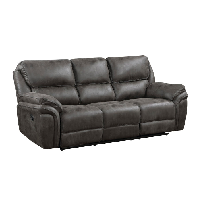 Proctor 2 Pc Gray Microfiber Living Room Set
