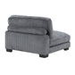 8555GY Modular 5 Pc Gray Sectional