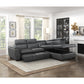Barre 8567GY Cama extraíble seccional gris