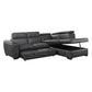 Barre 8567GY Cama extraíble seccional gris