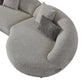 Delvan Beige Right Facing Chaise Sectional
